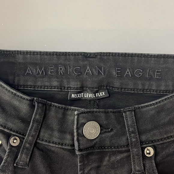 American Eagle Outfitters Jeans American Eagle Mens Black Skinny
